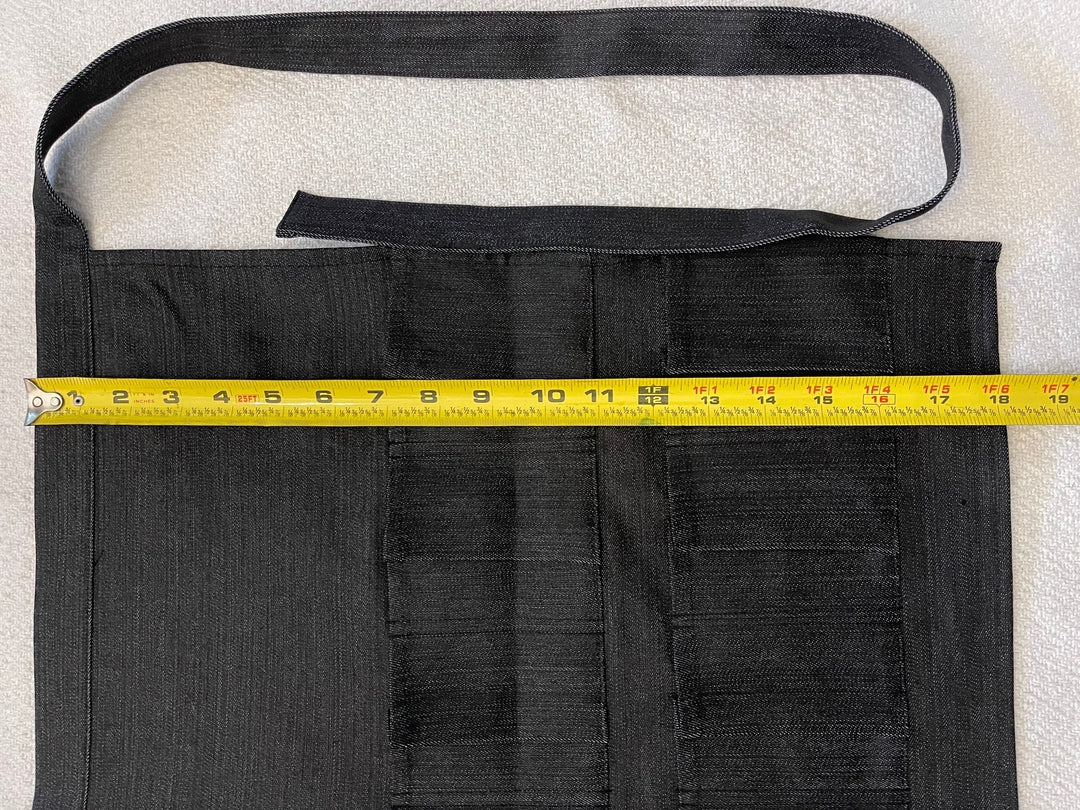 Egg Waist Apron Black Heavy Denim - Image 5