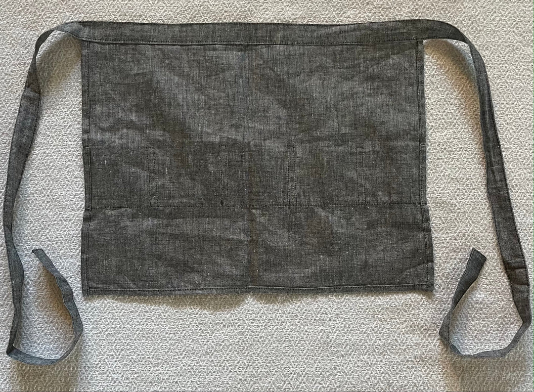 Grey Denim Egg gathering waist Apron! - Image 6