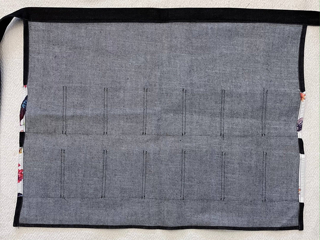 Grey Denim Egg gathering waist Apron! - Image 7