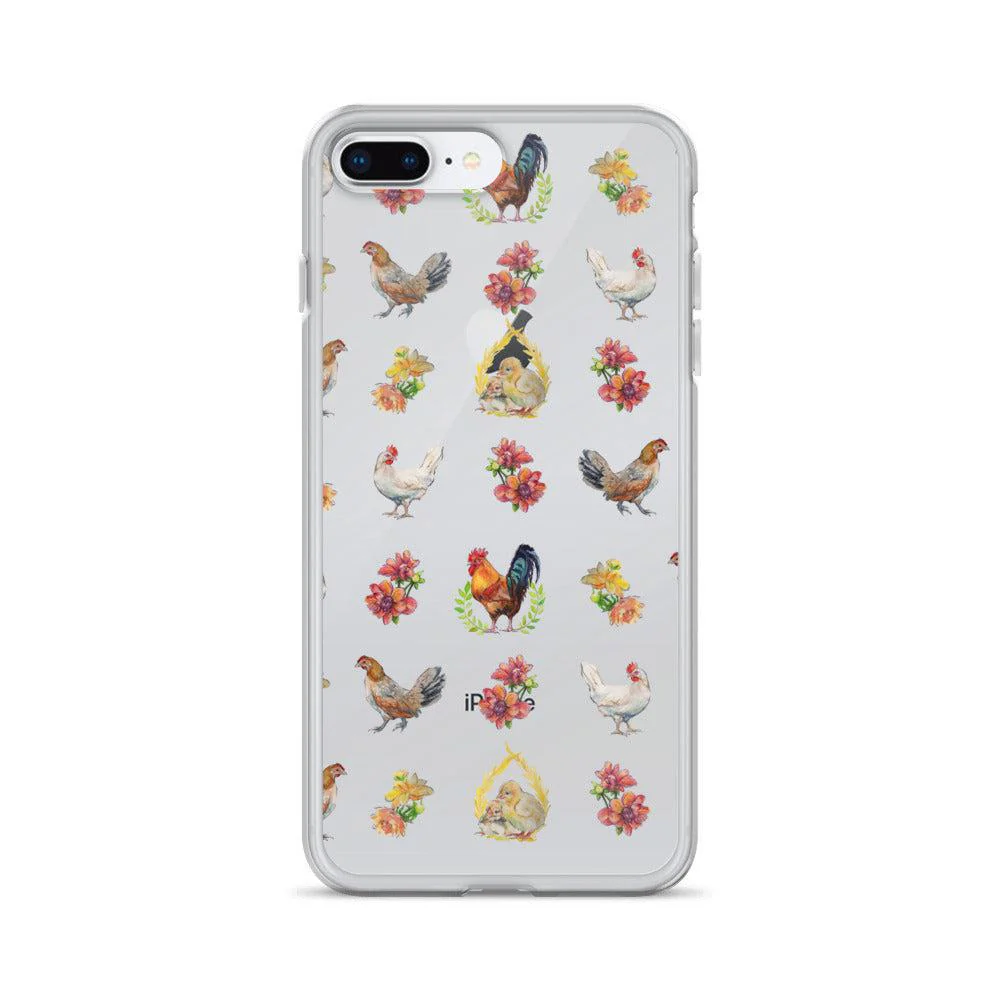 iPhone Case with ORIGINAL Chicken Pattern Artwork - Image 3