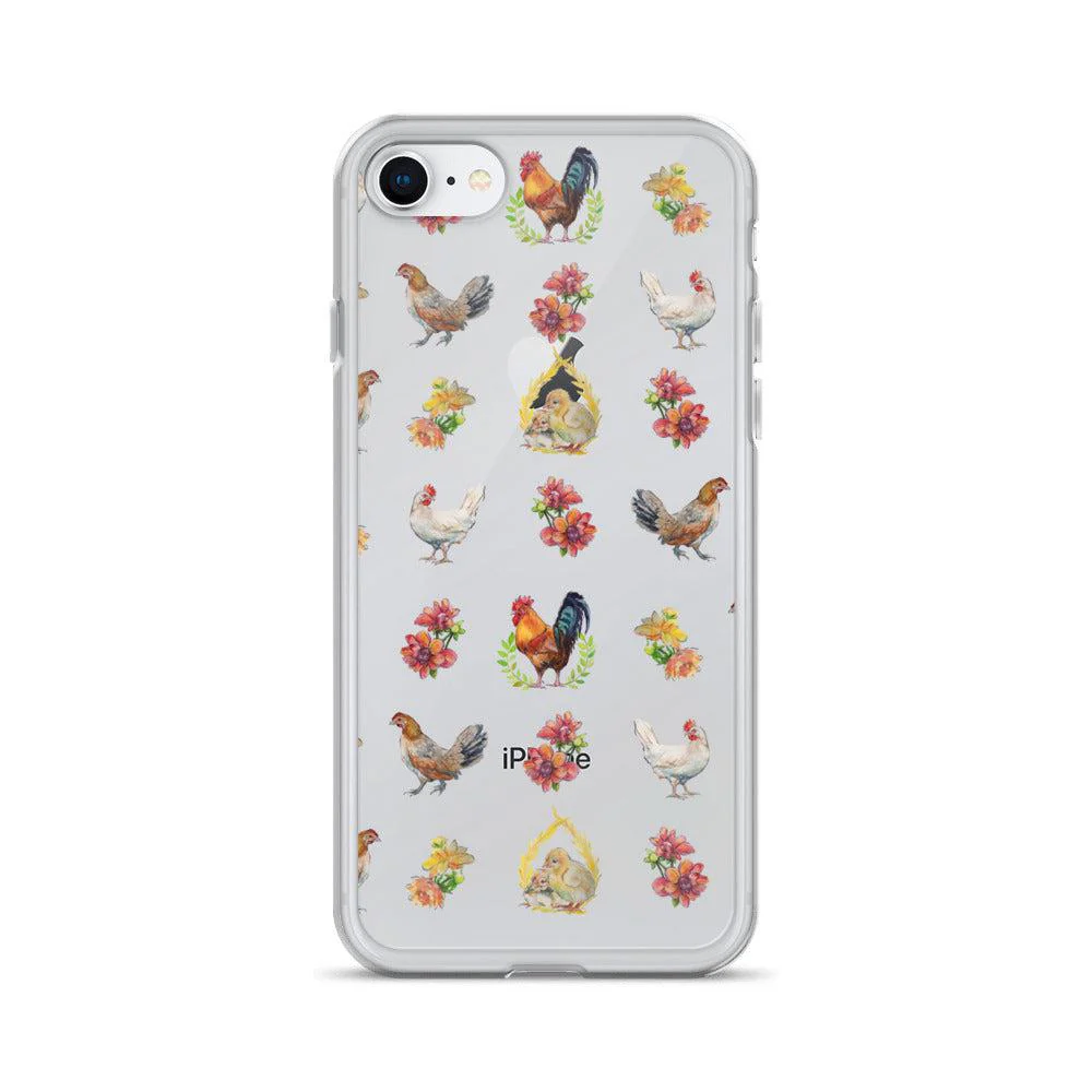 iPhone Case with ORIGINAL Chicken Pattern Artwork - Image 5
