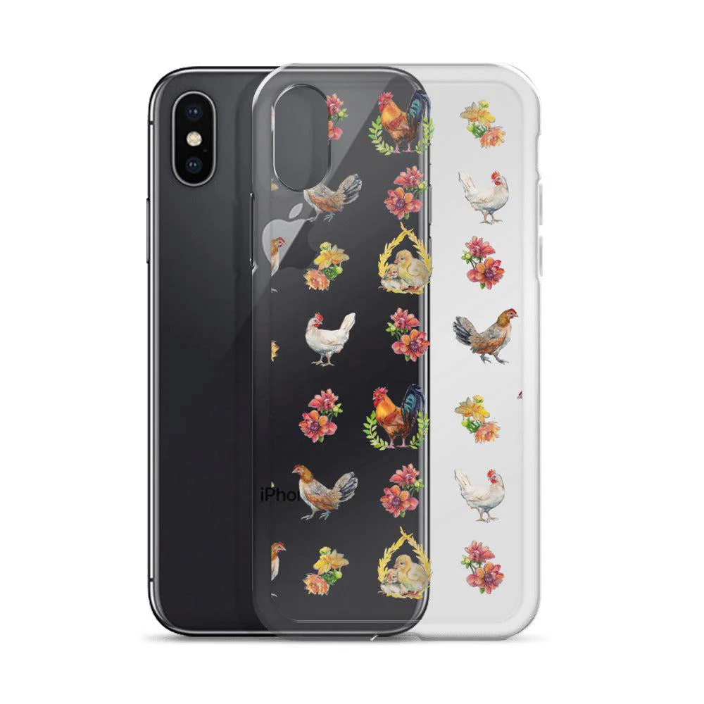 iPhone Case with ORIGINAL Chicken Pattern Artwork - Image 8