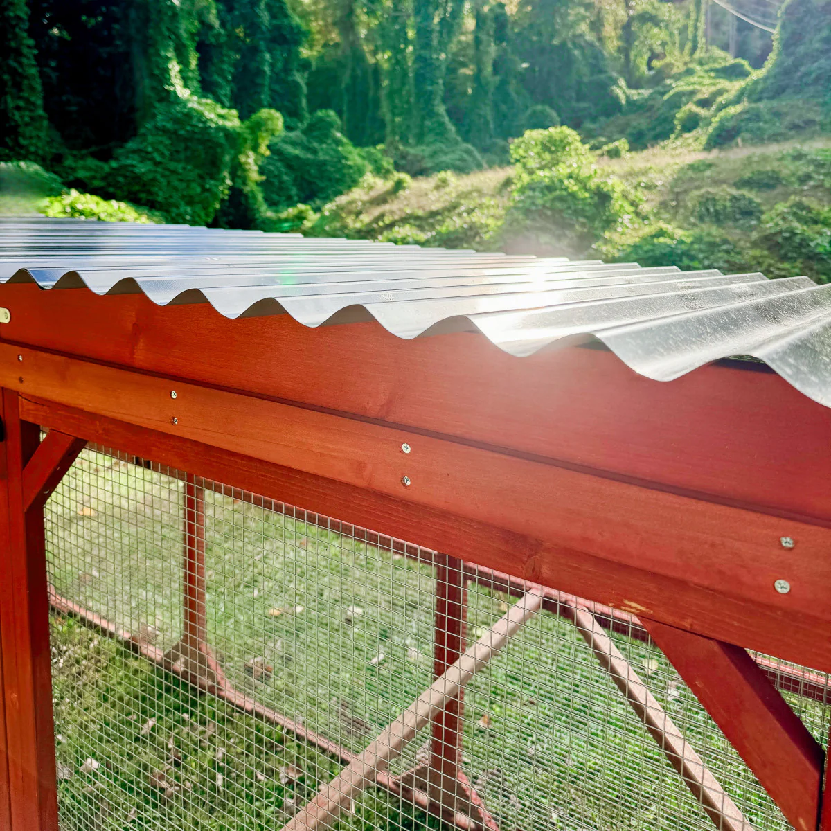 Metal Roof for Run Extension - Image 12