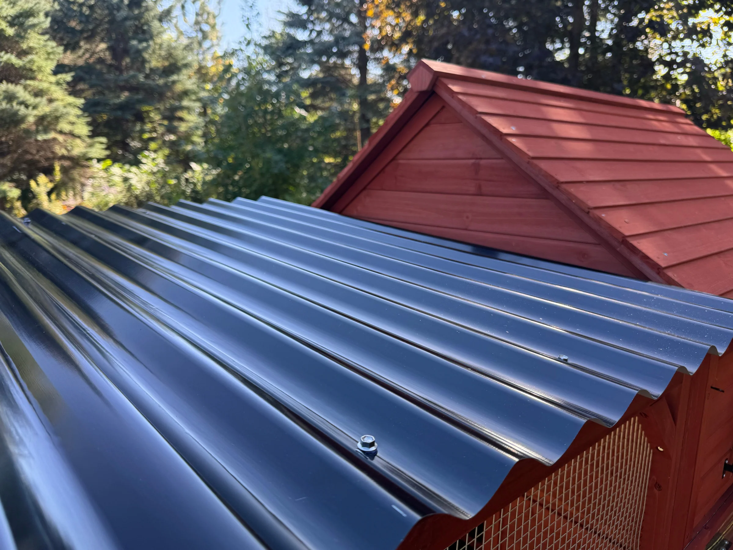 Metal Roof for Run Extension - Image 7