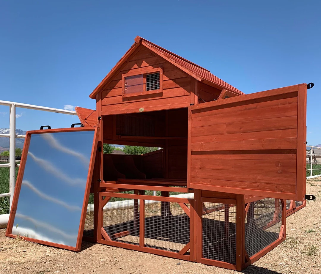 Chicken Coop for 10 Chickens – Rhode Island Homestead Coop with Run Extension Options - Image 17