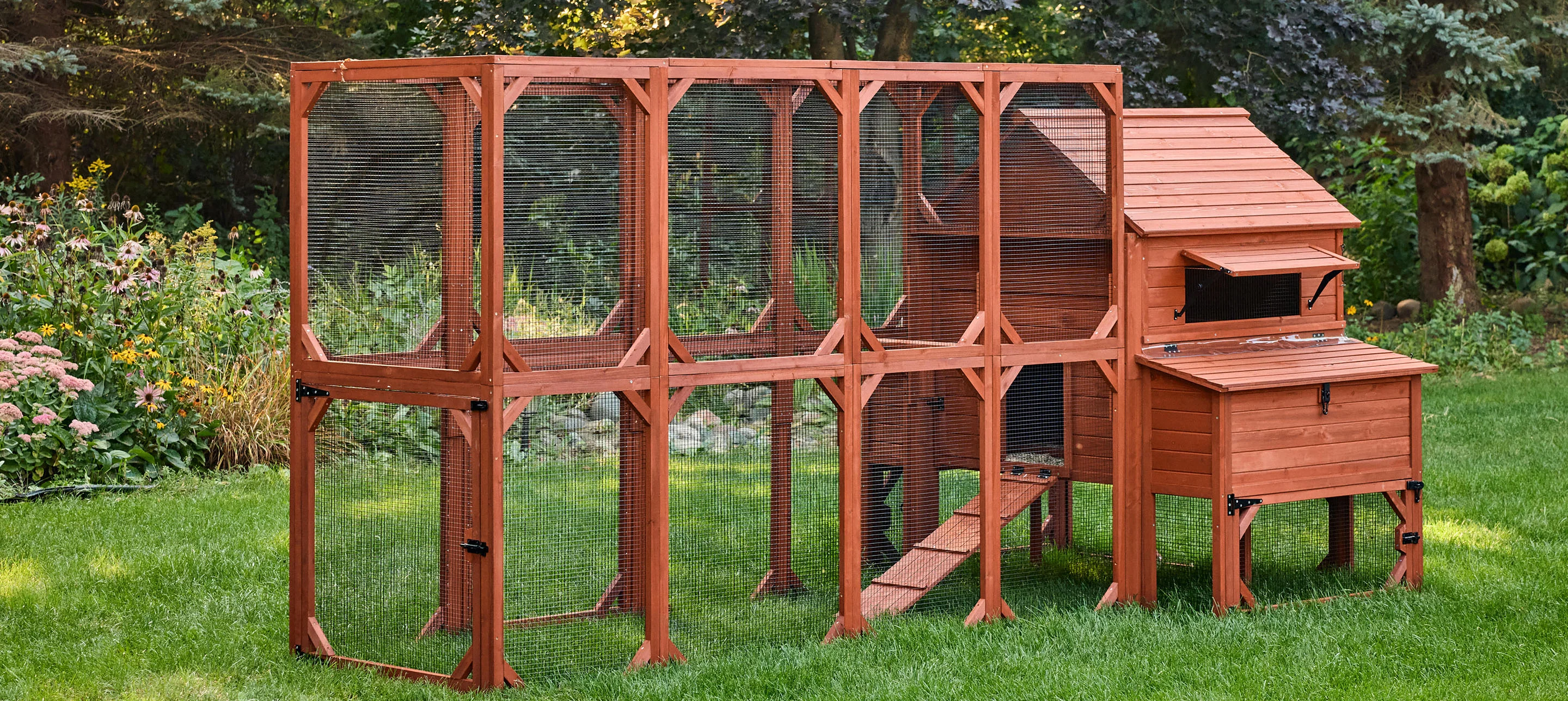 Chicken Coop for 10 Chickens – Rhode Island Homestead Coop with Run Extension Options - Image 6